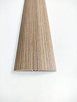 Ламинированный декоративный порожек для пола скрытого монтажа 30мм ЛП 30 0,9м, Дуб Серый
