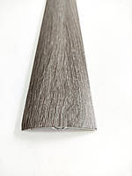 Ламинированный декоративный порожек для пола скрытого монтажа 30мм ЛП 30 0,9м, Ясень Серый