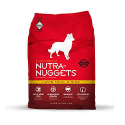 Nutra Nuggets (Нутра Нагетс) Lamb Meal & Rice - Сухий корм для собак (ягня/рис) 3кг