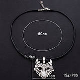 Намисто з підвіскою у формі голови вовка, фото 2