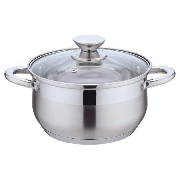Кастрюля Maestro MR-3515-20 (20 см) 3.8 л из нержавеющей стали с крышкой | Кастрюля Маэстро