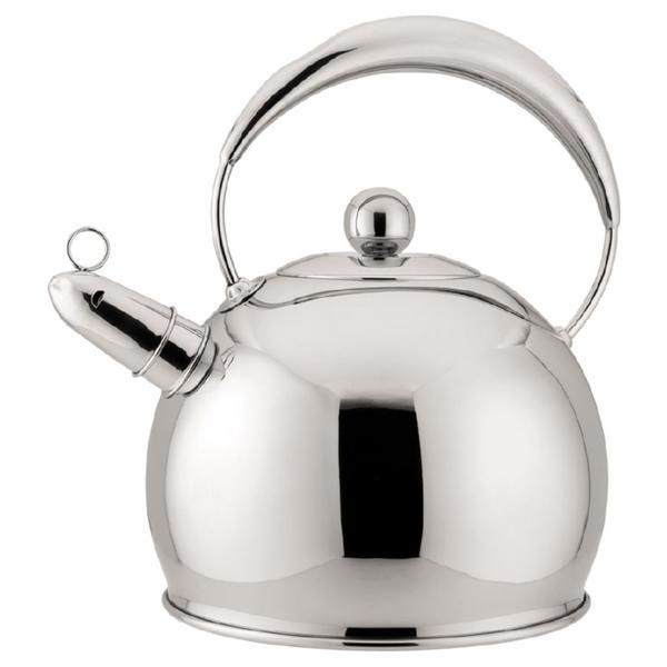 Чайник Maestro MR-1330 (3 л) зі свистком з нержавіючої сталі | Металевий чайник для плити Маестро, фото 1