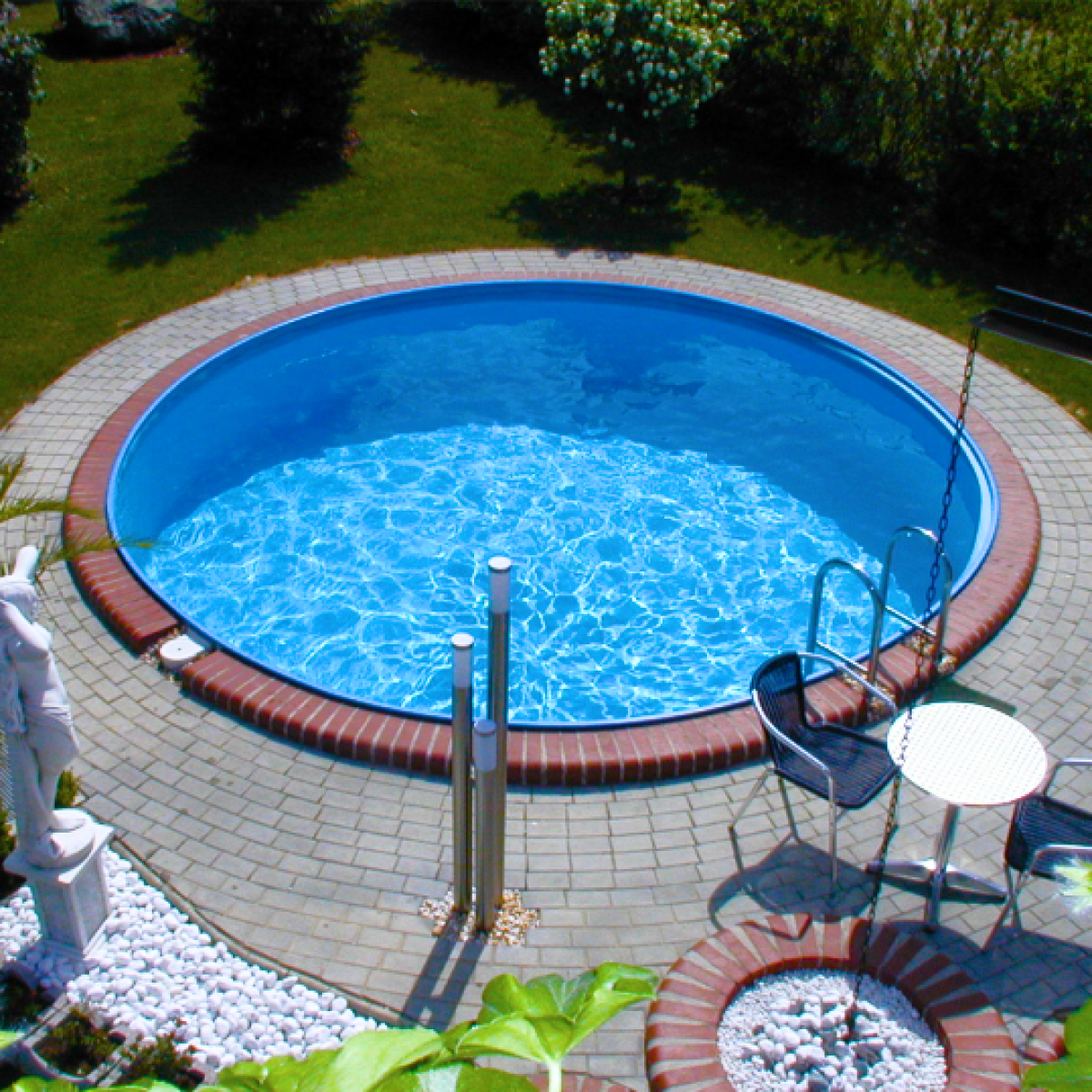 Збірний басейн Hobby Pool Milano (300 х 150 см), плівка 0,6 мм. Прожектор, дозова коробка, трансформатор