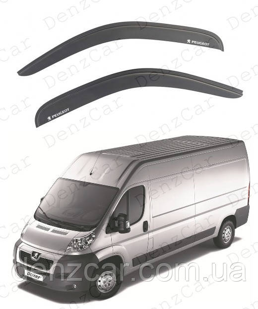 Вітровики Peugeot Boxer II 2006-2014 (на скотчі)\Дефлектори вікон Боксер 2