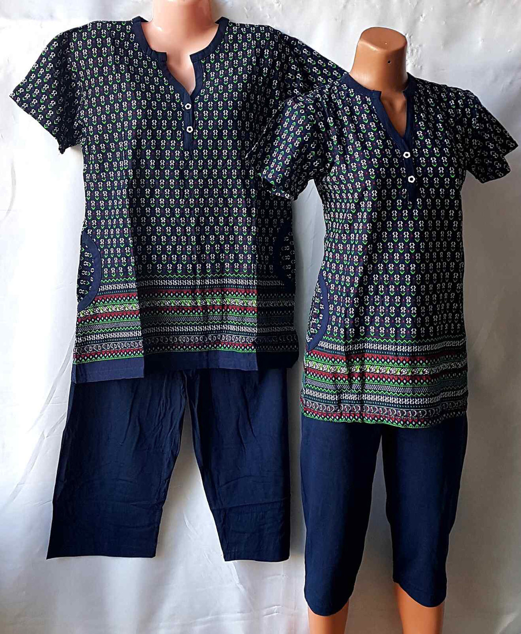 Дачний костюм"Natur-cotton" Узбекистан(44-52) норма