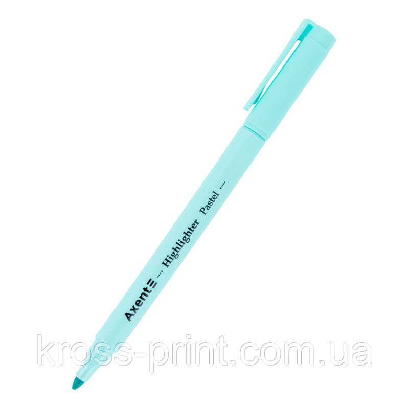 Маркер Highlighter Pastel 2533-A, 2-4 мм кліноп., бірюзовий