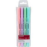 Маркер Highlighter Pastel 2533-A, 2-4 мм кл, набір із 4 кв, фото 3
