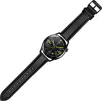 Кожаный ремешок Carbon для Huawei Watch GT3 46mm (Хуавей Вотч ГТ3 46 мм)