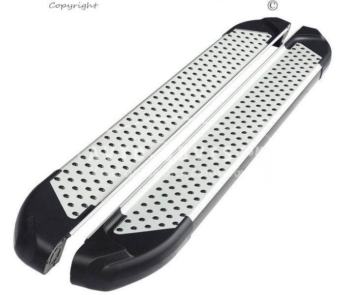 Бокові підніжки BMW X5 2007-2013, style: BMW колір: сірий, фото 1