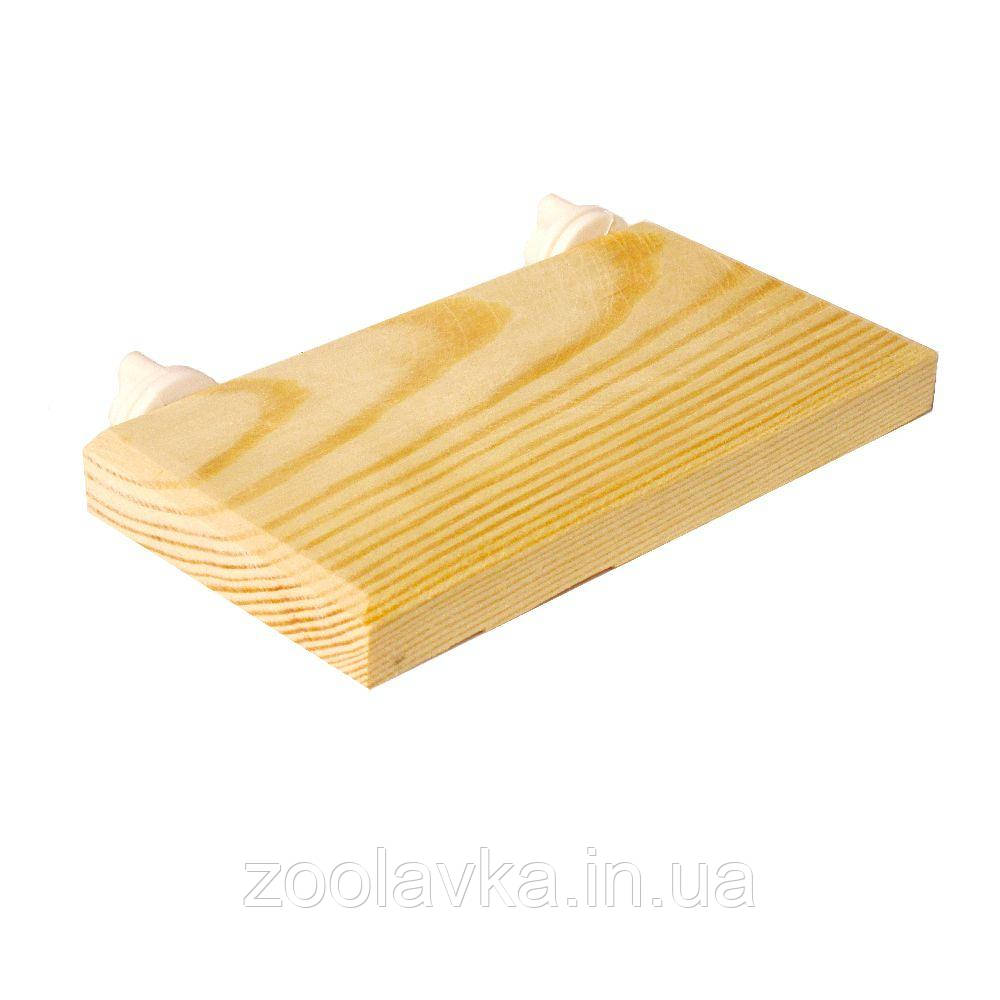 Поличка з кріпленням в клітку для гризунів, 16 см ТМ Лорі, фото 1