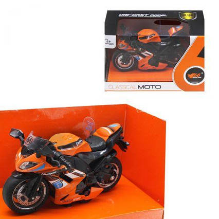 Мотоцикл "Classical moto", помаранчевий