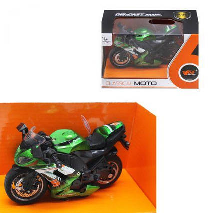 Мотоцикл "Classical moto", зелений