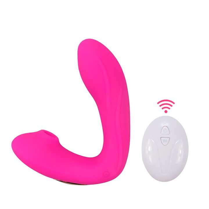 Вібратор вуманайзер (вакуумний стимулятор) USB - Рожевий - Вібратори, фото 1