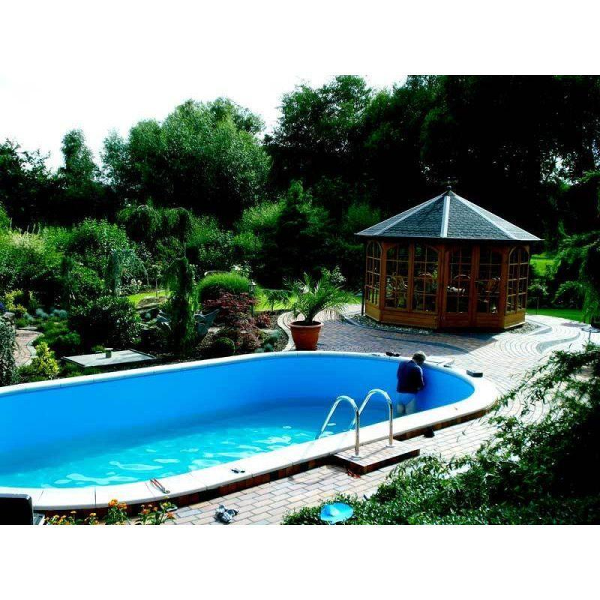 Збірний каркасний басейн Hobby Pool Toscana (700 х 350 х 150 см), товщина плівки 0,6 мм