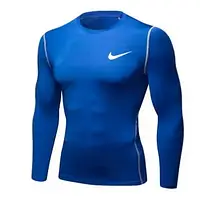 Термокофта футбольная Nike DRI-FIT blue