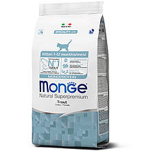Корм для кошенят з фореллю 400 гр Monge Cat Monoprotein Kitten