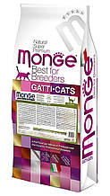 Корм для кішок з чутливим травленням з куркою 10 кг Monge Sensitive Cat