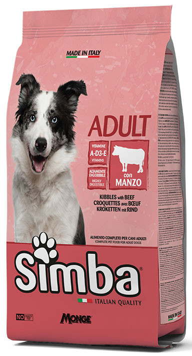 Сухий корм для дорослих собак всіх порід 10 кг SIMBA DOG яловичина