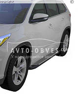 Бокові підніжки Toyota Highlander style: BMW колір: сірий
