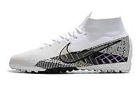 Сороконожки Nike SuperflyX VII Elite TF white/grey