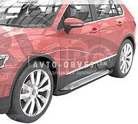 Боковые подножки Audi Q2 style: BMW цвет: серый