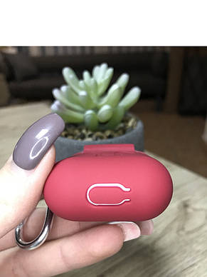 Чохол для навушників Air Pods 1,2 Червоний Silicone Case силіконовий, фото 5