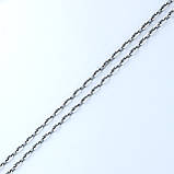Ланцюжок срібний "Якір" чорнений, 60 см, 4 мм, фото 4