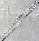 Ланцюжок срібний "Якір" чорнений, 60 см, 4 мм, фото 5