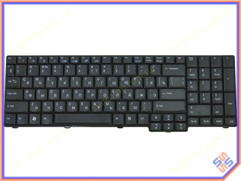 Клавиатура для ACER eMachines E528, E728 ( RU Black Матовая). - фото 3 - id-p1549399656