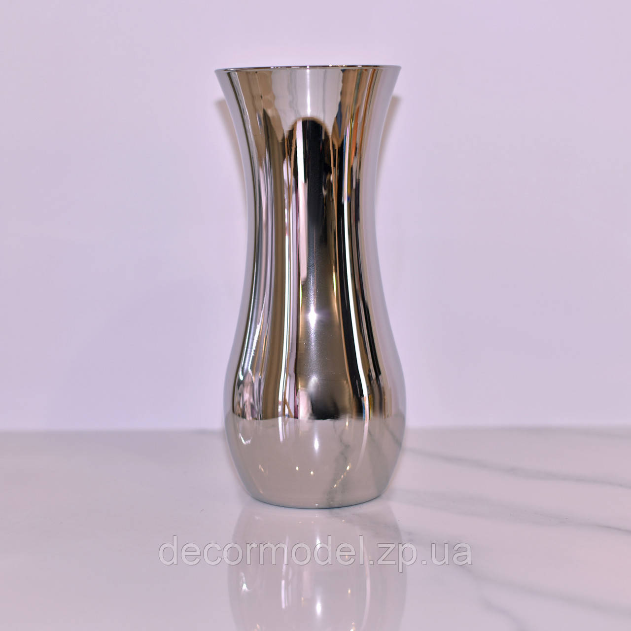 Ваза фігурна Pasabahcen Flora 26 см 43966 хром, фото 1