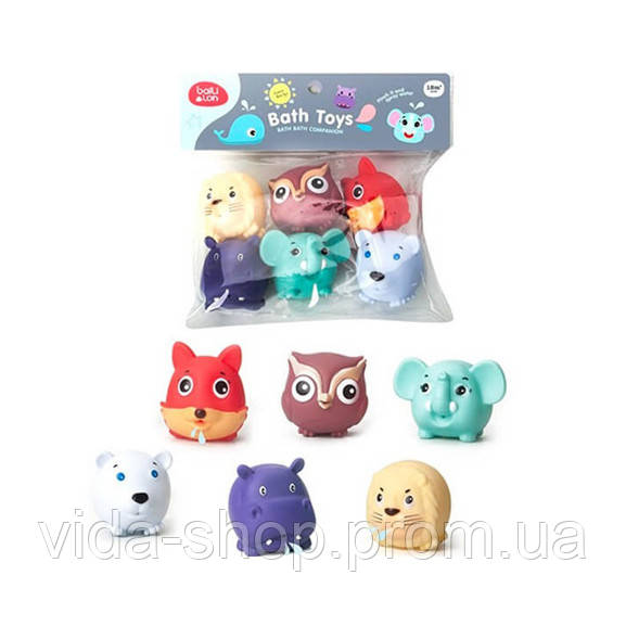 Набір іграшок для купання Y8619 фігурки тварин - Vida-Shop