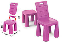 Дитячий стілець-табурет рожевий DOLONI