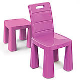 Дитячий стілець-табурет рожевий DOLONI, фото 3