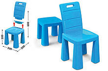Дитячий стілець-табурет блакитний DOLONI