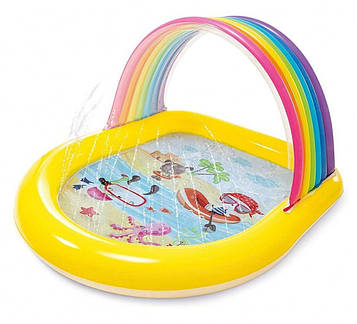 Дитячий надувний басейн Веселка 57156 ремкомплект в наборі - MiniLavka