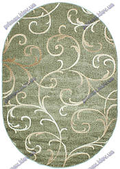 Ворсистий килим Юста shaggy "Ніжність", колір зелений