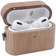 Airpods Pro Wooden Case — Light Wood