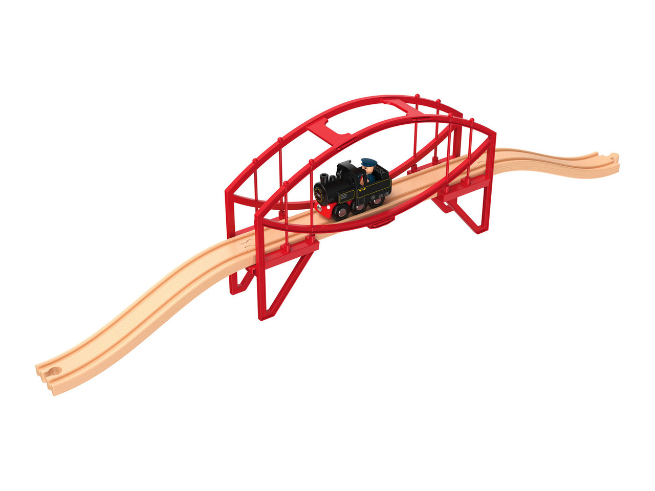 🚗 Міст для дерев'яної залізниці PlayTive, Ikea lillabo, Brio, Viga Toys Німеччина, фото 1