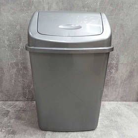 Відро для сміття Алеана 10 л сіре 122063