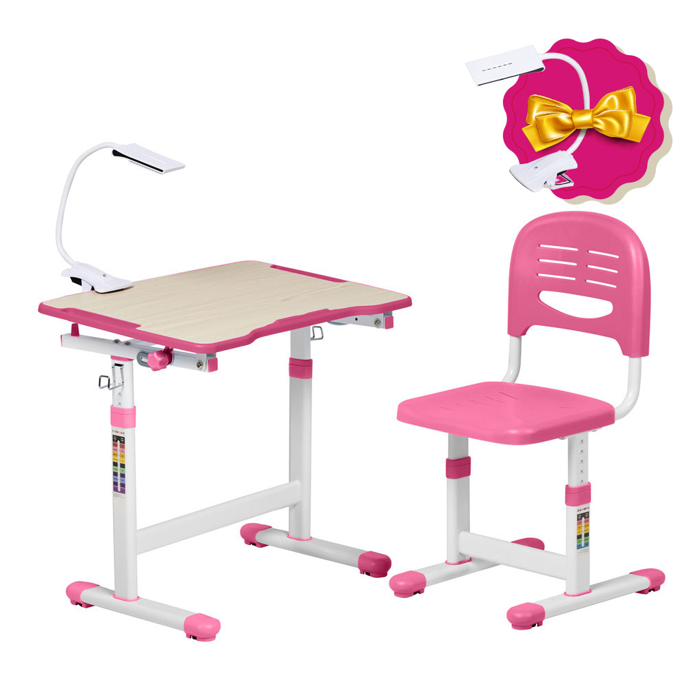 Зростаюча парта для дівчинки FunDesk Piccolino II Pink