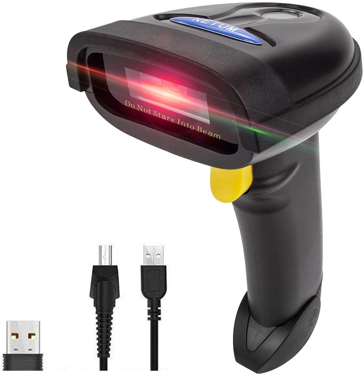 Бездротовий ручний сканер штрих-кодів Netum NT-1228BL (2D портативний bluetooth)