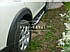 Бокові підніжки Hyundai Santa Fe 2013-2016 - style: Audi - колір: сірий, фото 8