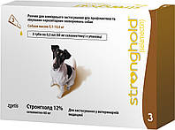 Капли Стронгхолд 60 для собак массой 5.1 - 10 кг (цена за 1 пипетку / 0.5 мл), Zoetis