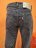 Чоловічі вельветові джинси коричневі Levis, фото 9