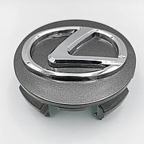 Ковпачок, заглушка в литі диски LEXUS (Лексус) 62 мм Сірий (42603-30550), фото 2