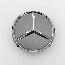 Ковпачки (заглушки) в литі диски Mercedes-Benz 75 мм. Сірі, фото 5