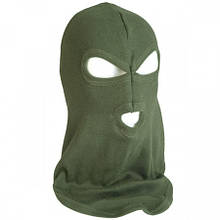 Балаклава бавовняна 3 вирізи MIL-TEC 12109001 Olive