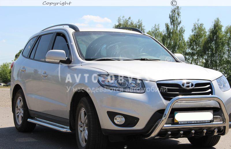 Подножки площадки Hyundai Santa Fe - основание Ø42 мм - есть 51 та 60 мм - фото 2 - id-p5995757