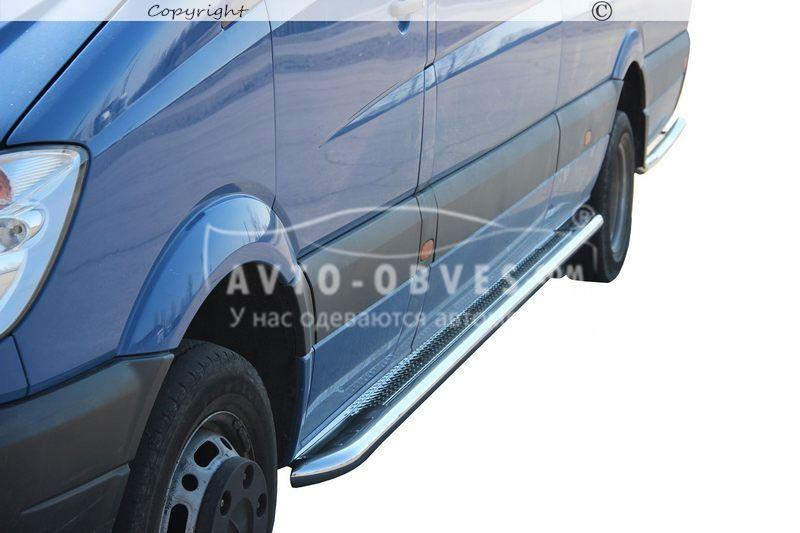 Подножки площадки Mercedes Sprinter w906, L1\L2\L3 базы: - К\б - основание Ø42 мм есть 51 та 60 мм - фото 1 - id-p22473816