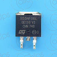 MOSFET N-канал 60В 55А 14мОм STM STB55NF06LT4 D2PAK